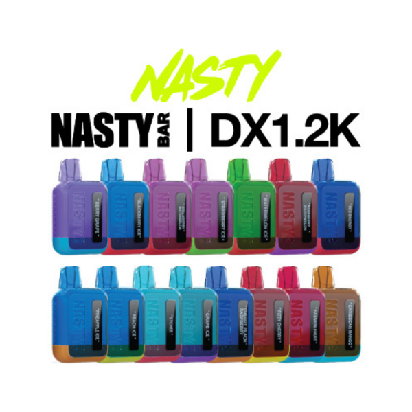 Nasty Bar DX1.2K - Non-Rechargeable Disposable Device 1200 Puffs (5%)